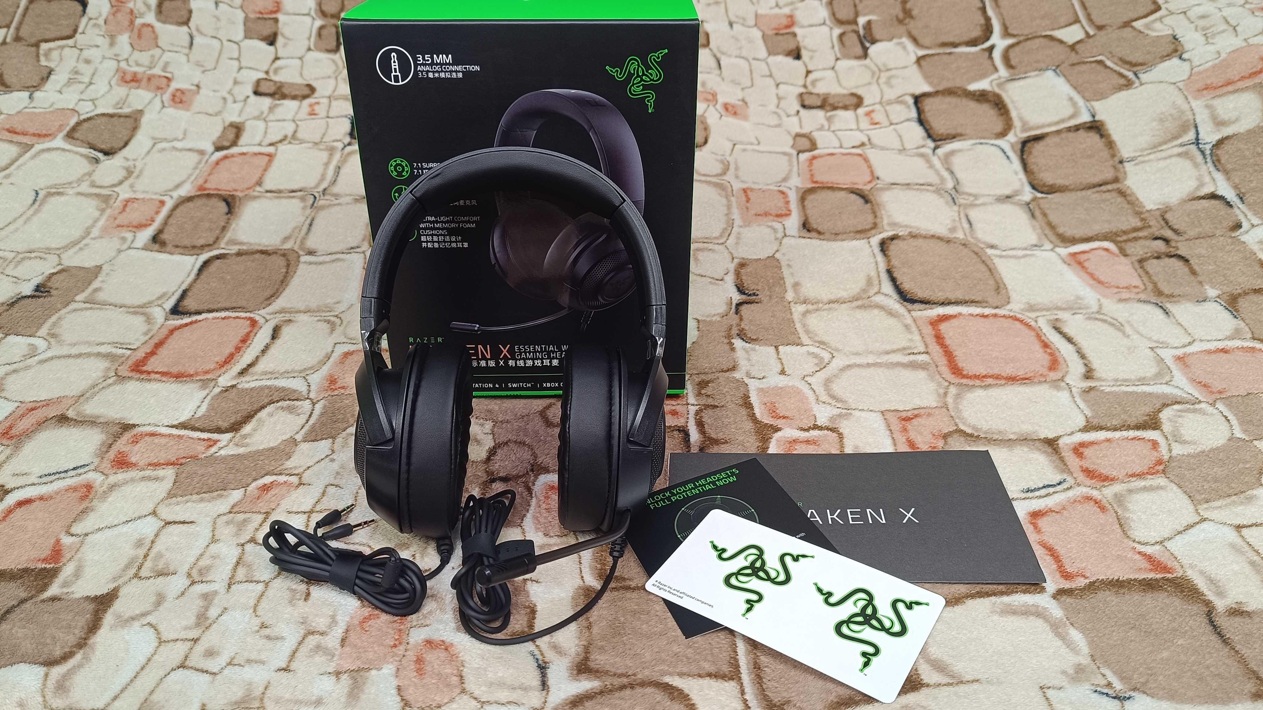 навушники провідні з мікрофоном Razer Kraken X микрофон кракен разер