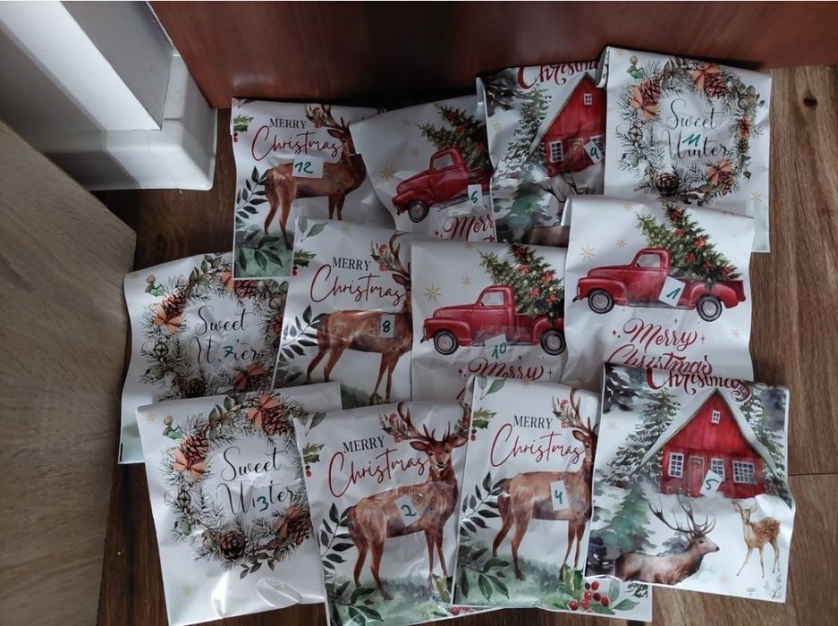 Kalendarz adwentowy charms 12 okienek