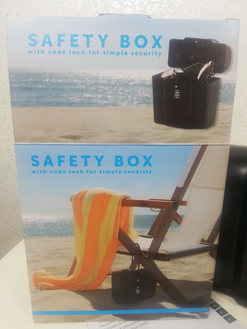 Nowy sejf podróżny SAFETY BOX na zamek cyfrowy