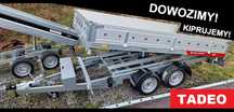 TEMARED TIPPER 3217/2C 3.5T SPRZĘŻONY  2-osiowy kiper trójstronny, 3500kg DMC, wywrotka