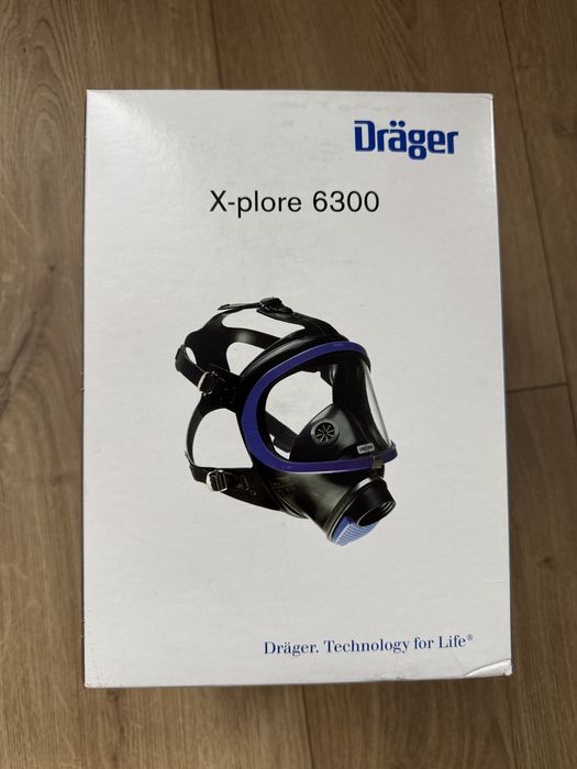 Maska pełna Drager X-plore 6300, ze standardowym gwintem okragłym RA