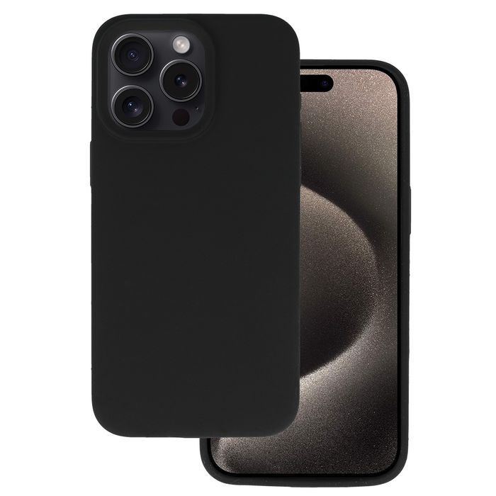 Silicone Lite Case Do Iphone 14 Pro Max Czarny