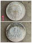 Moneta 5 złotych Królowa Jadwiga 1933, 1934 Głowa Kobiety