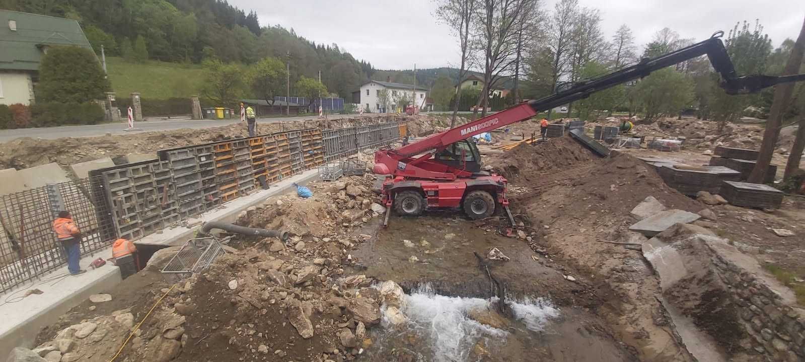 Wynajem ładowarki Teleskopowej Manitou  MRT 2150 , MRT 2540 Obrotowe