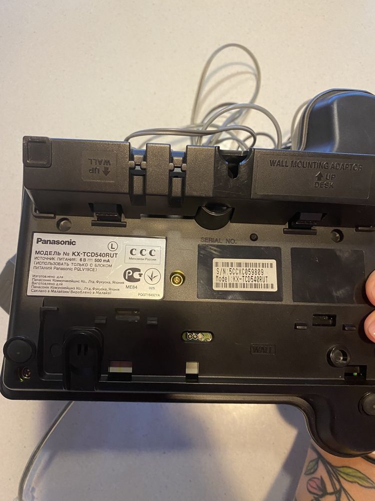 Стационарный телефон автоответчик Panasonic kx-tcd540
