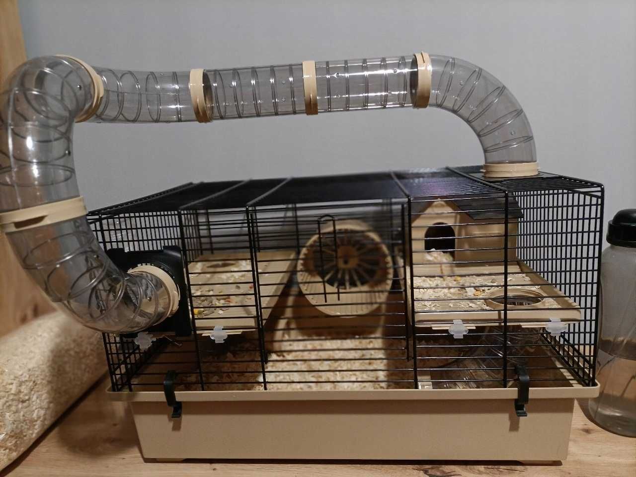 Klatka dla chomika szczura myszki gryzonia zagroda domek lunapark