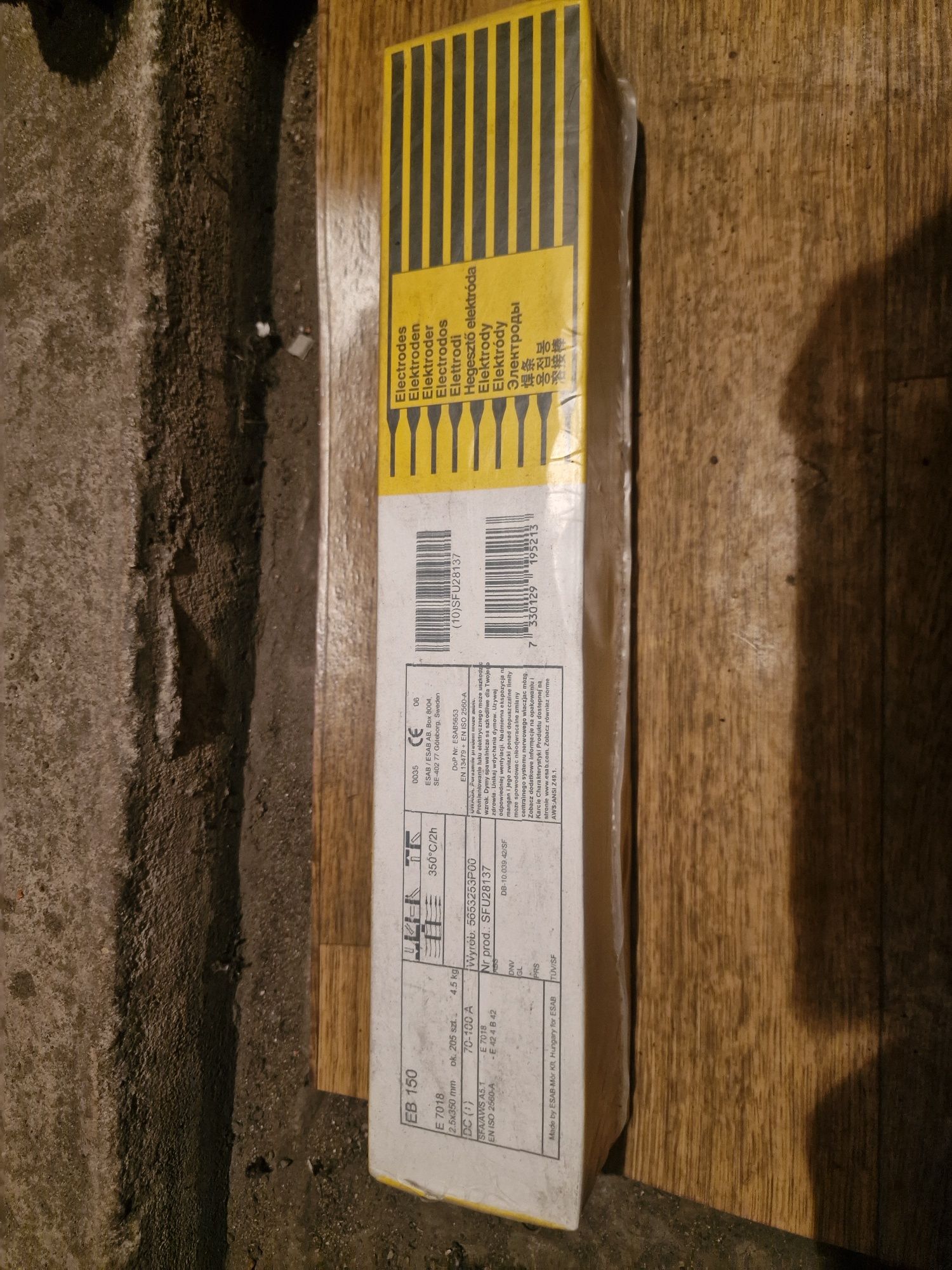 Elektrody Esab EB150 2.5mm 4.5kg zasadowe
