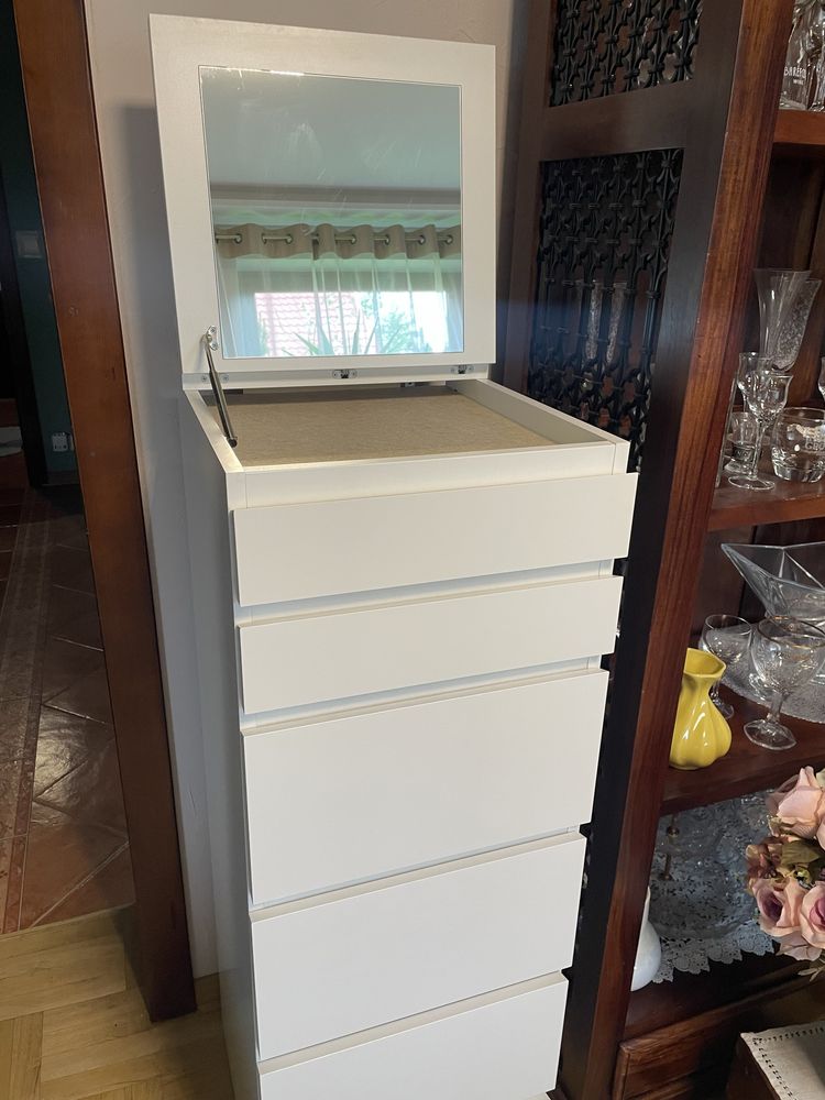 MALM komoda Ikea z lustrem 6 szuflad