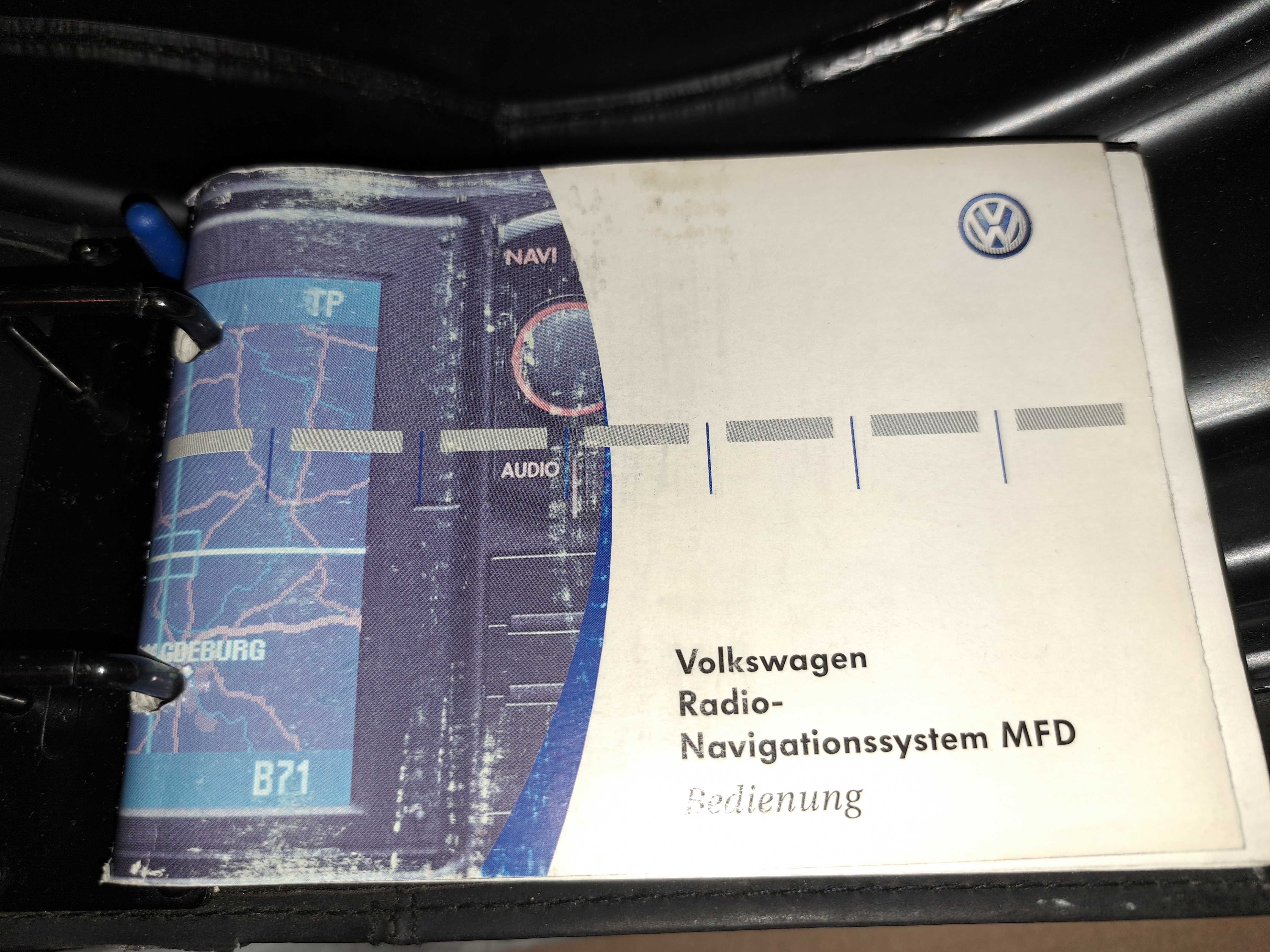 Instrukcja obsługi książeczka,  segregator  VW   Mfd