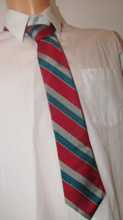 Elegancki Krawat jakich mało 100% Jedwab Geoffrey Beene z USA nr 4