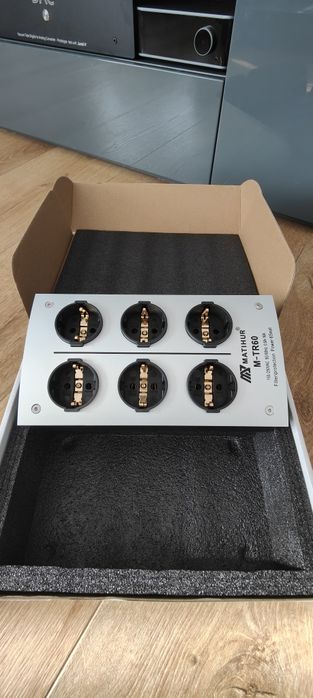 Listwa filtr zasilania Audio Super Jakość! Aluminium! Nowe! Super Cena