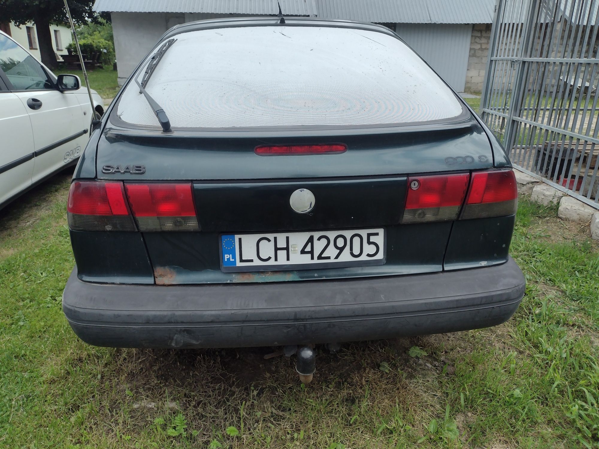 Saab 900 wszystkie części: lampa zderzak silnik