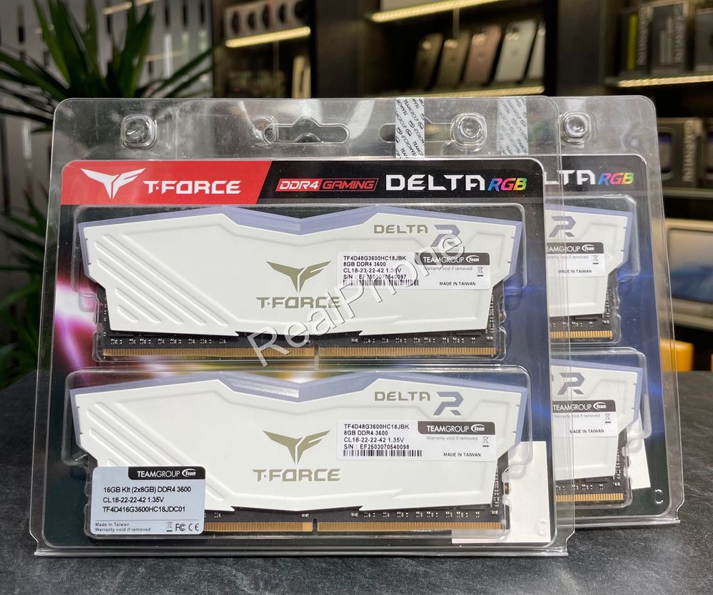 Teamgroup 16GB (2x8GB) DDR4 3600 MHz RGB