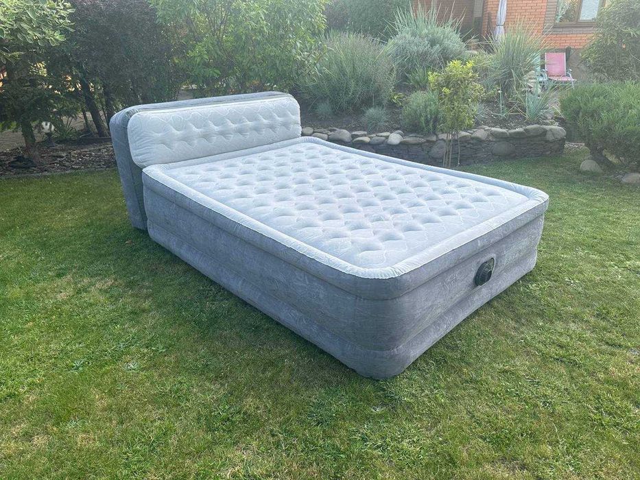 Надувная кровать двуспальная + насос‼️ Матрас Ліжко надувне з бильцем