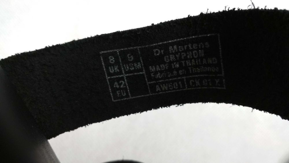 DR. MARTENS Gryphon Sandały Glany Buty Sportowe Skórzane Roz. 42