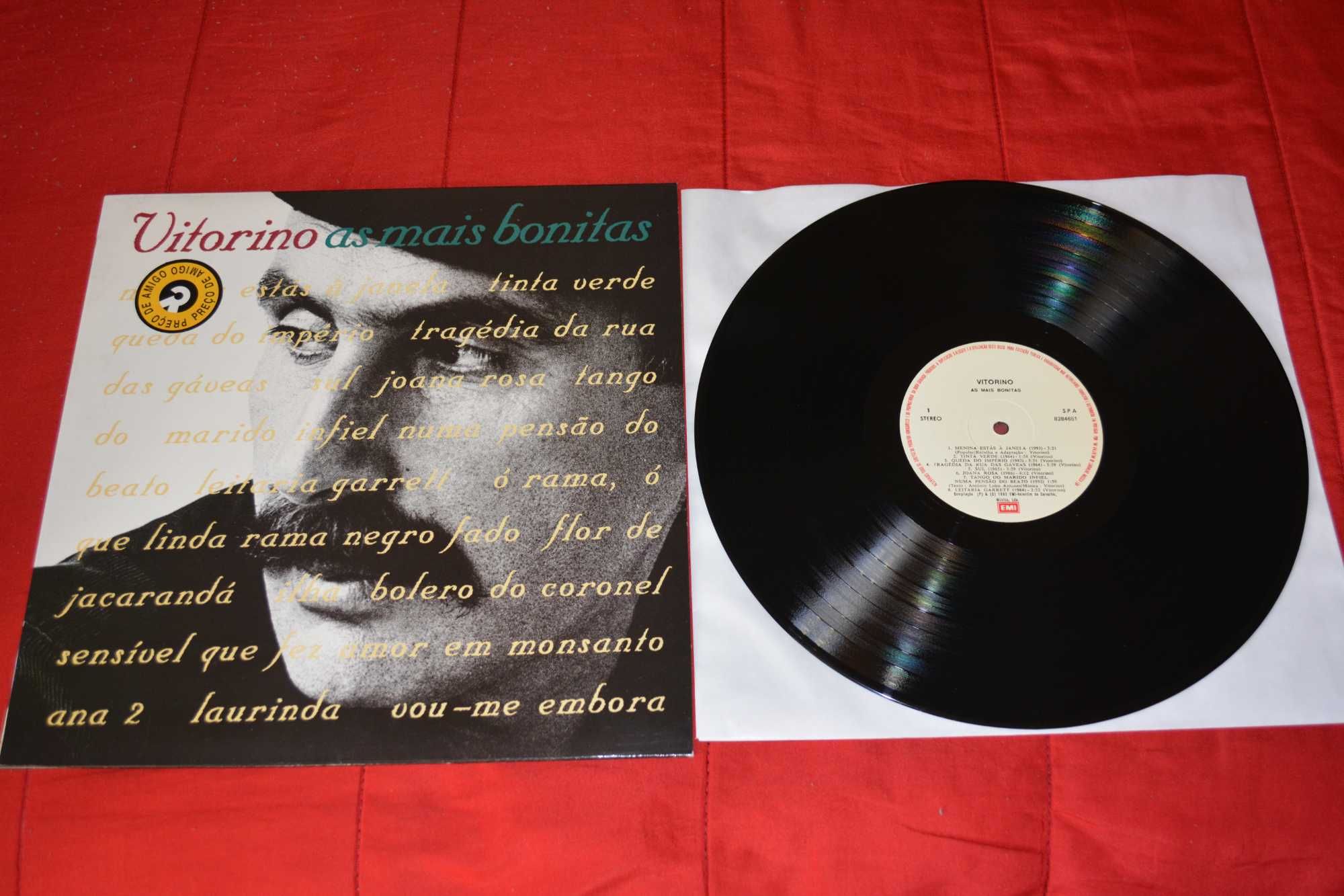 Vitorino - As Mais Bonitas -Edição Original 1993 PT Vinyl LP