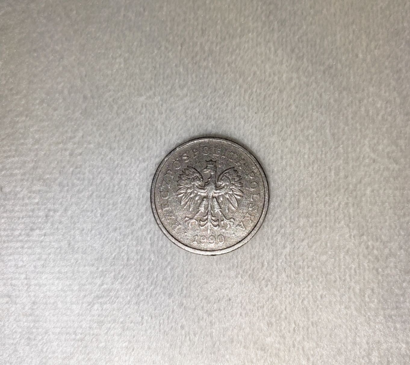 Moneta 1 złoty jednozłotówka z 1990 roku