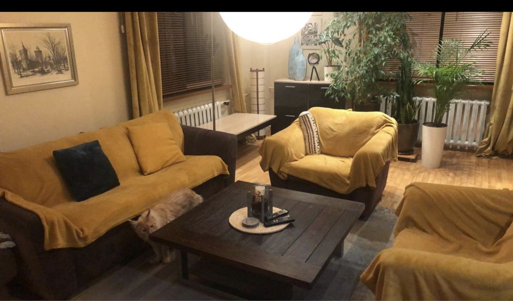 Komplet wypoczynkowy sofa +2 fotele