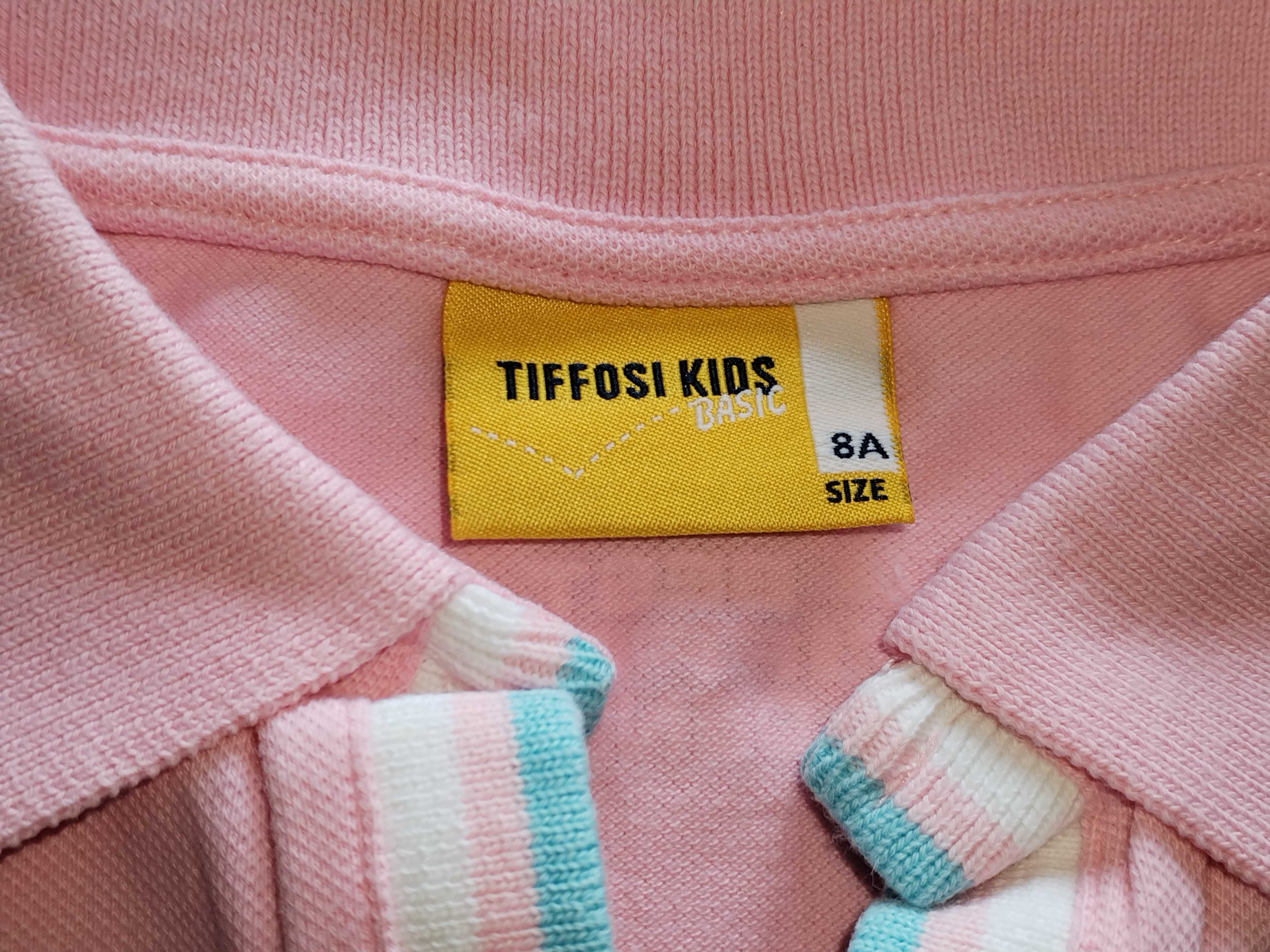 Polo cor de rosa menina Tiffosi Kids 8 anos