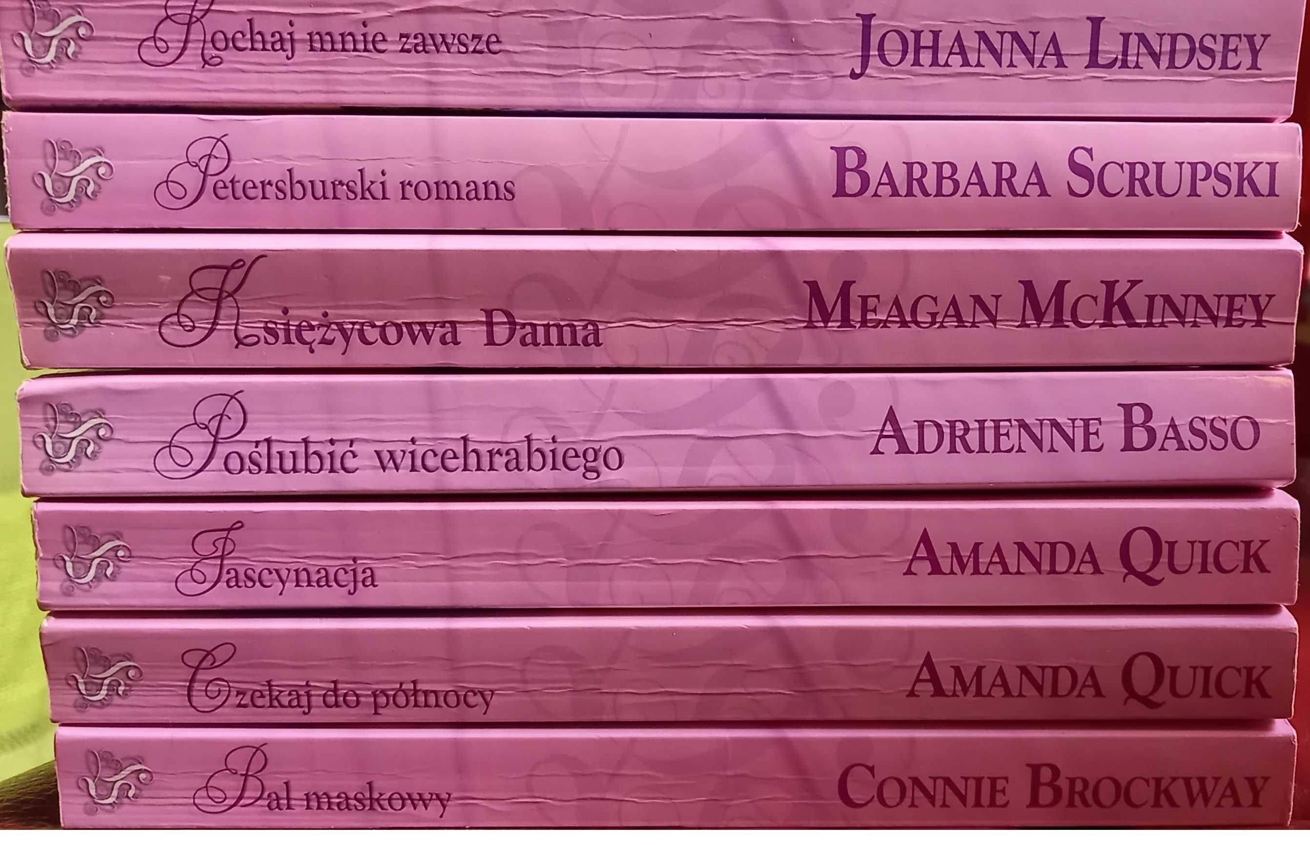 Romans historyczny, 7 tomów: Bal maskowy, Fascynacja, Księżycowa Dama.