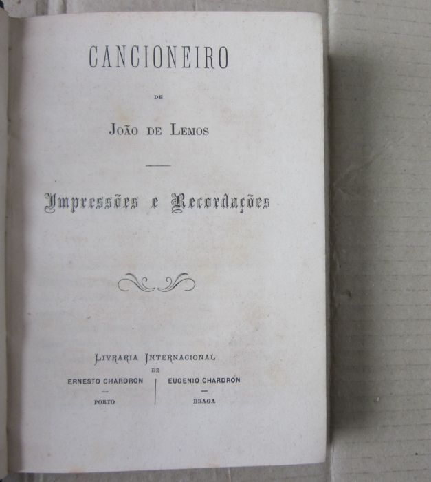 JOÃO DE LEMOS - Livros