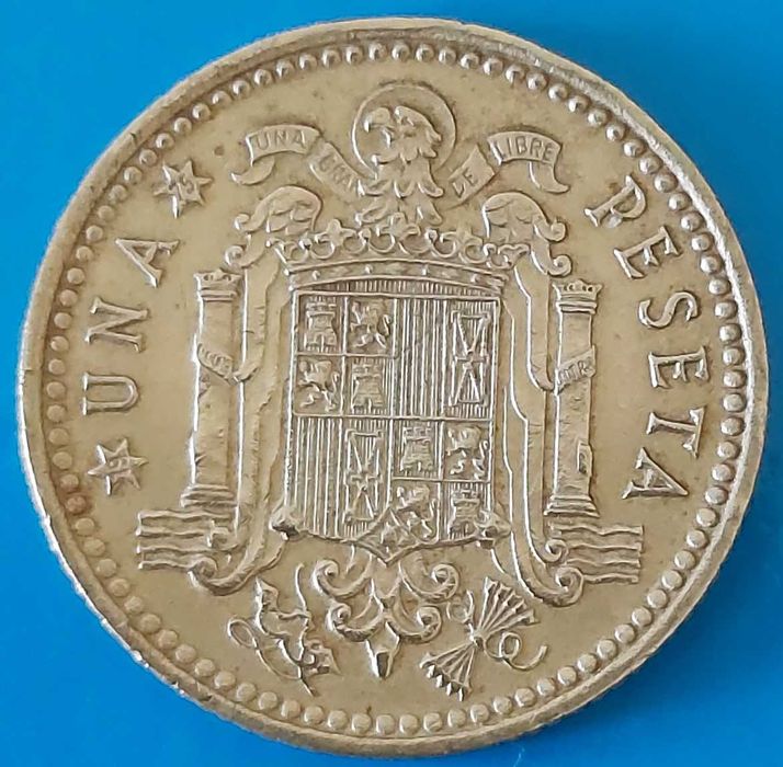 Lote de 3 Pesetas de 1966  estrelas *74*, *75* e *77*, Espanha