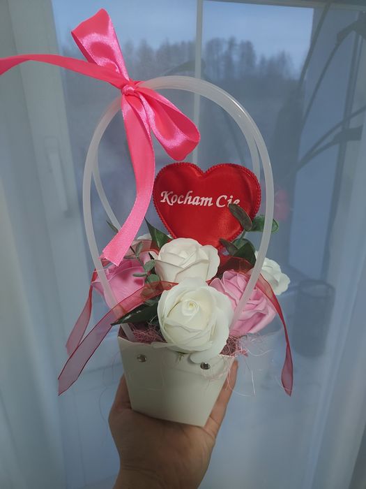 Flowerbox z kwiatków mydlanych