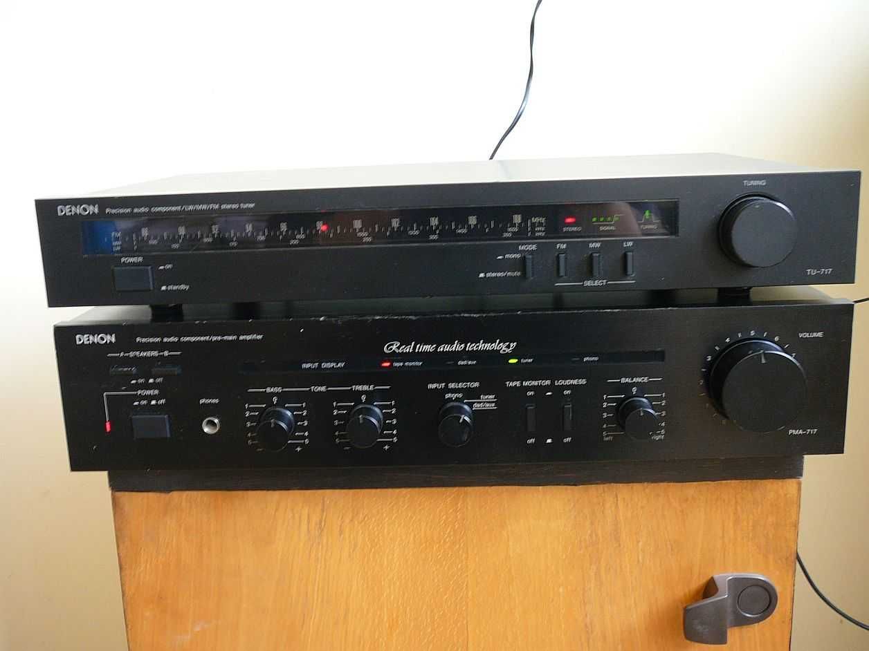 Wzmacniacz stereo Denon PMA-717 2x35W tuner gratis