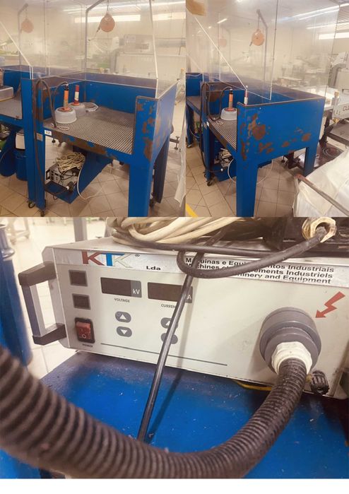 Maquina de Floco Manual - KTK GERADOR FLOCO MANUAL GT200/F - Textil