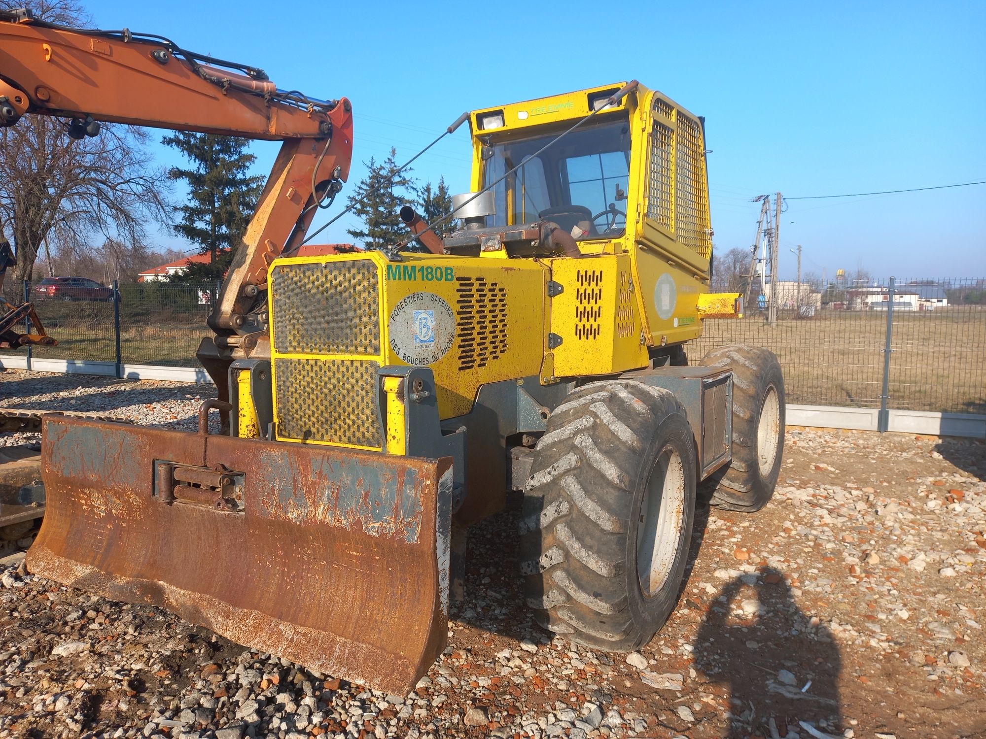 Merlo MM180B mulczer leśny do karczowania terenu lasku drzewek traktor
