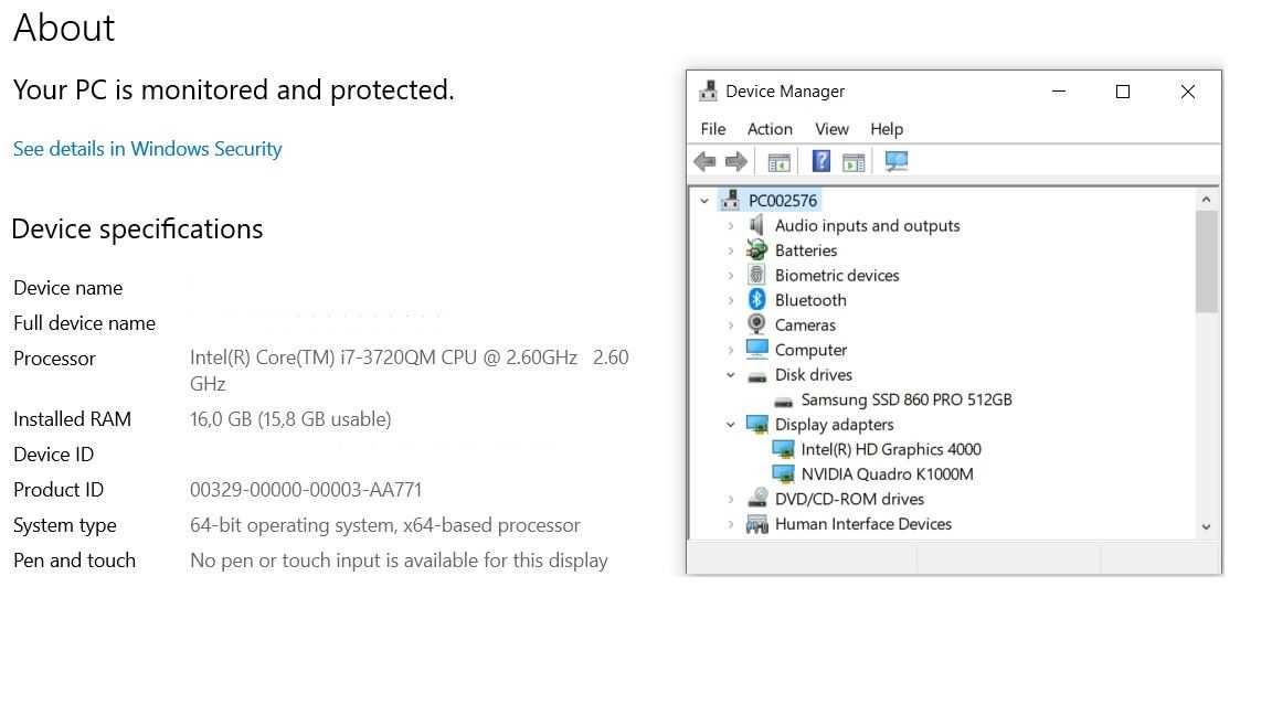 Інженерний ноутбук Celsius H720 (i7-3720+16Gb+512GbSSD+QuadroK1000M)