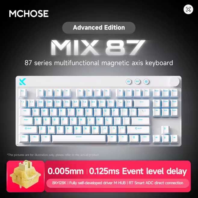 Ігрова магнітна клавіатура MCHOSE Mix87 Magnetic Keyboard RGB