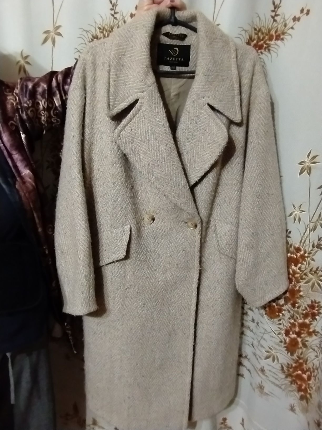 Пальто wool 60% cashmere 30%