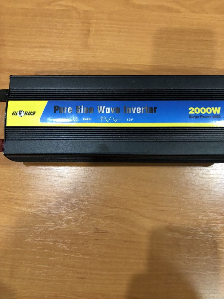 Інвертор Globus 4000Вт із чистою синусоїдою(2000 номинал, 4000 пик)