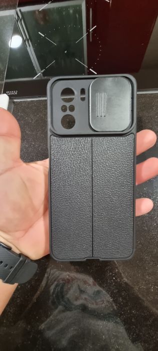 Xiaomi Mi11i 5g capa preta com protecção de lentes