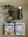 Ps move playstation 3 move + gry, kamera