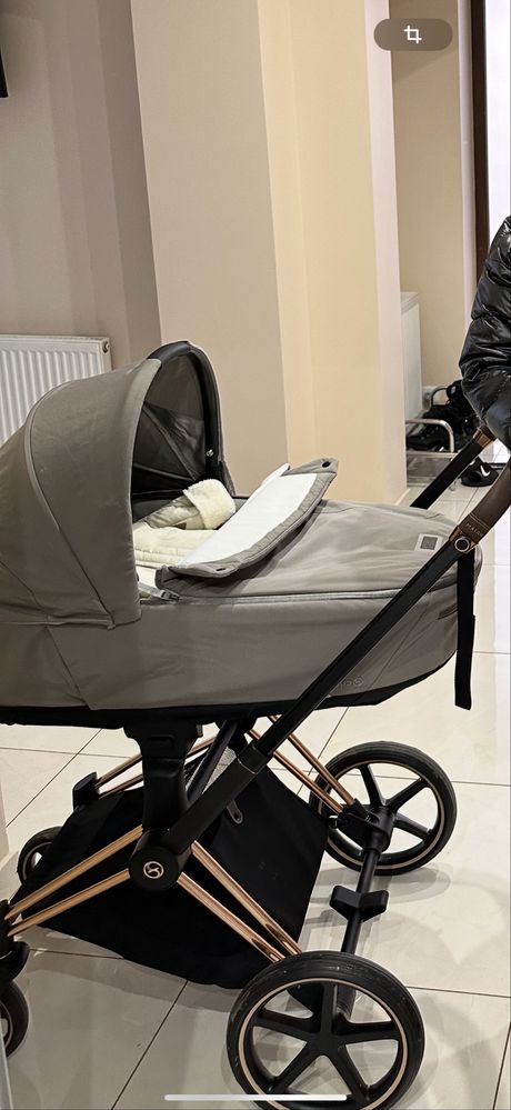 Коляска 2 в 1 Cybex Priam 4.0 2023 Mirage Grey