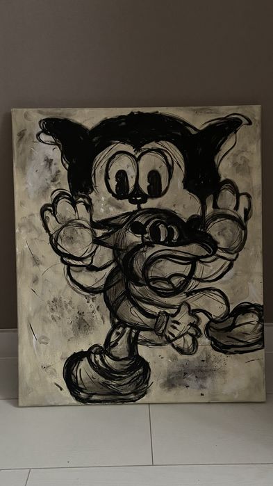 Картина лофт намальована