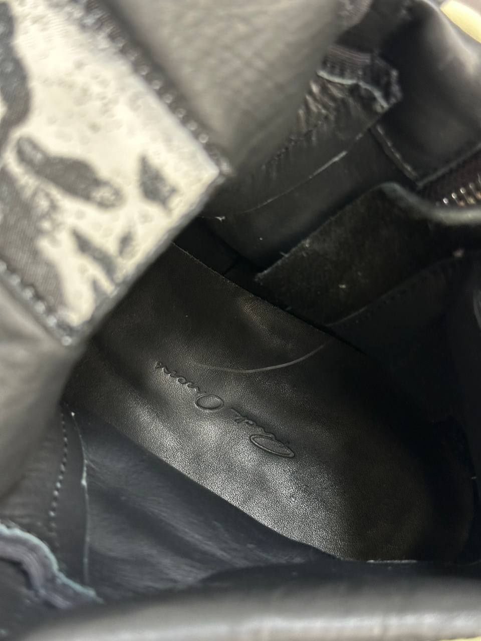 Rick Owens Megabasket Geobasket double bumper jumbo кеды кеди черные