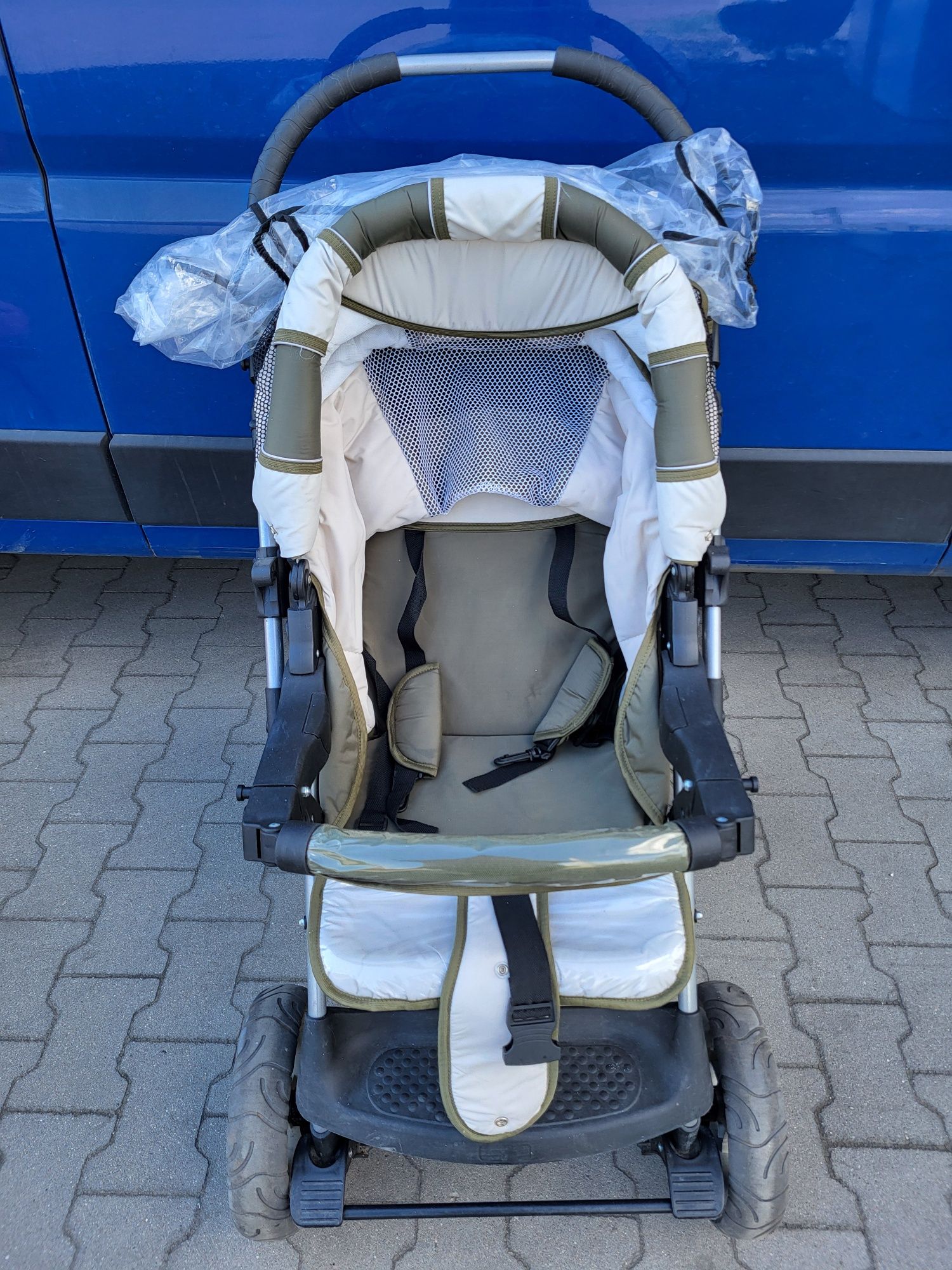 Wozek 2w1 głęboko spacerowy
