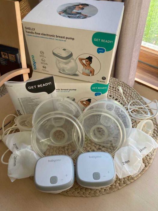Laktator muszla BabyOno Shelly bezprzewodowy !!Świetne !! 2sztuki
