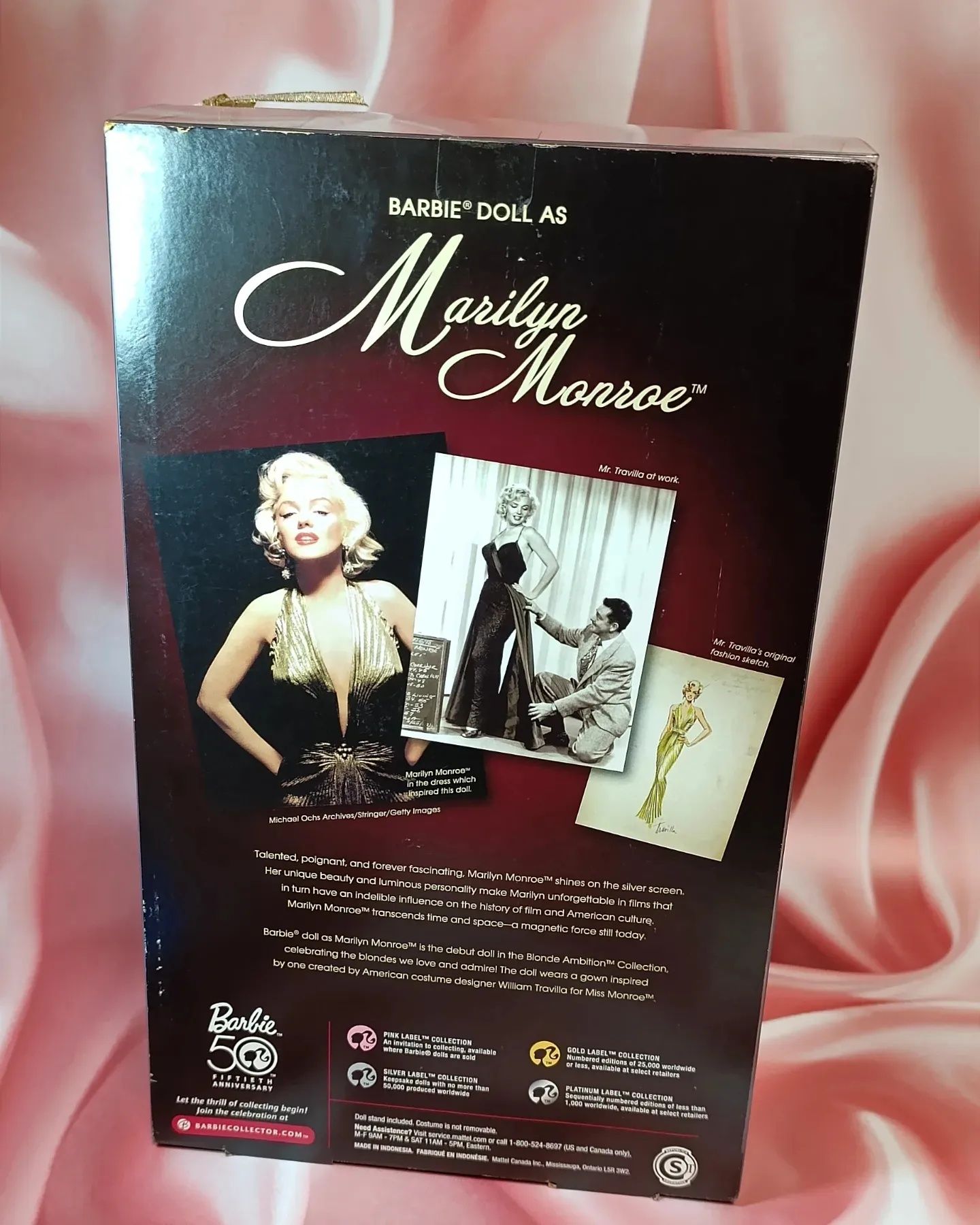 Barbie Marilyn Monroe 2008 Pink Label