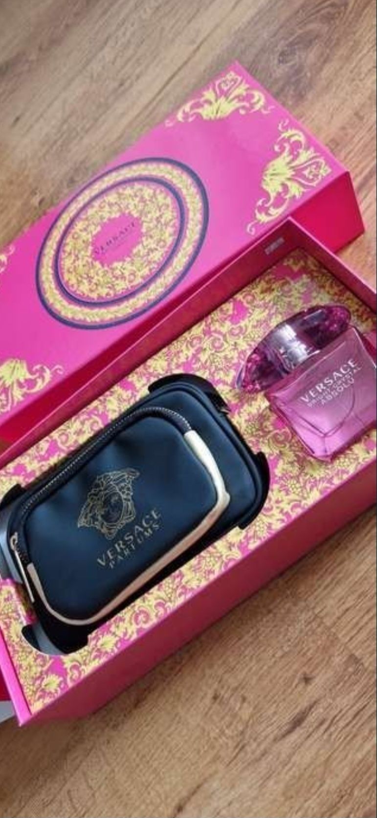 Zestaw Versace Bright Crystal Absolu perfum 90ml żel balsam 100ml