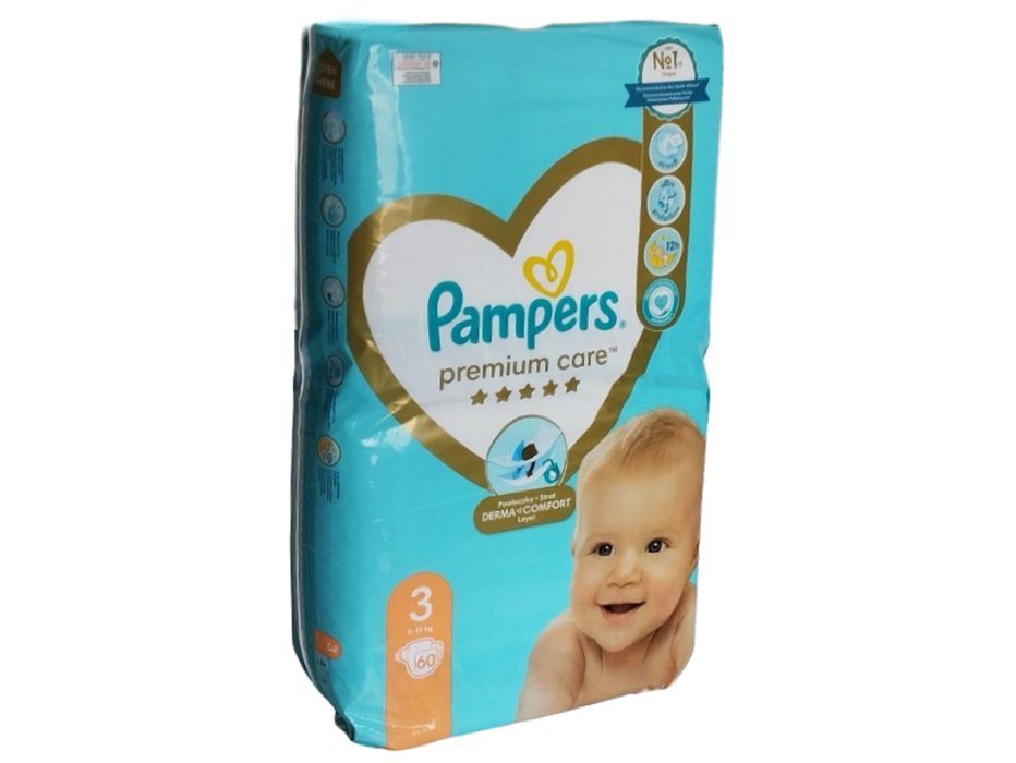 Pieluchy Pampers Premium care 3 (6-10kg) - 60szt