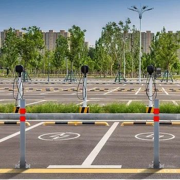 Barreira de estacionamento rebatível nova