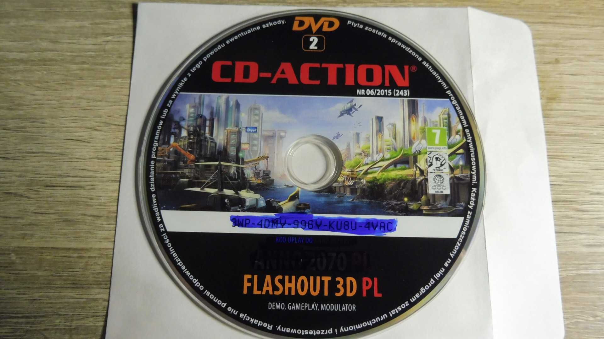 CD Action 06/2015 (243) - DVD 2 - Flashout 3D PL