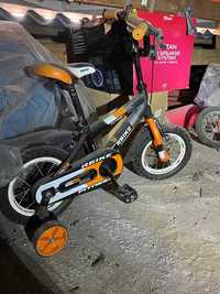 Rowerek dziecięcy Rbike 10" + kółka boczne | WYPRZEDAŻ GARAŻOWA
