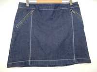 Spódnica przed kolano jeansowa dżinsowa granatowa Dorothy Perkins 38 M