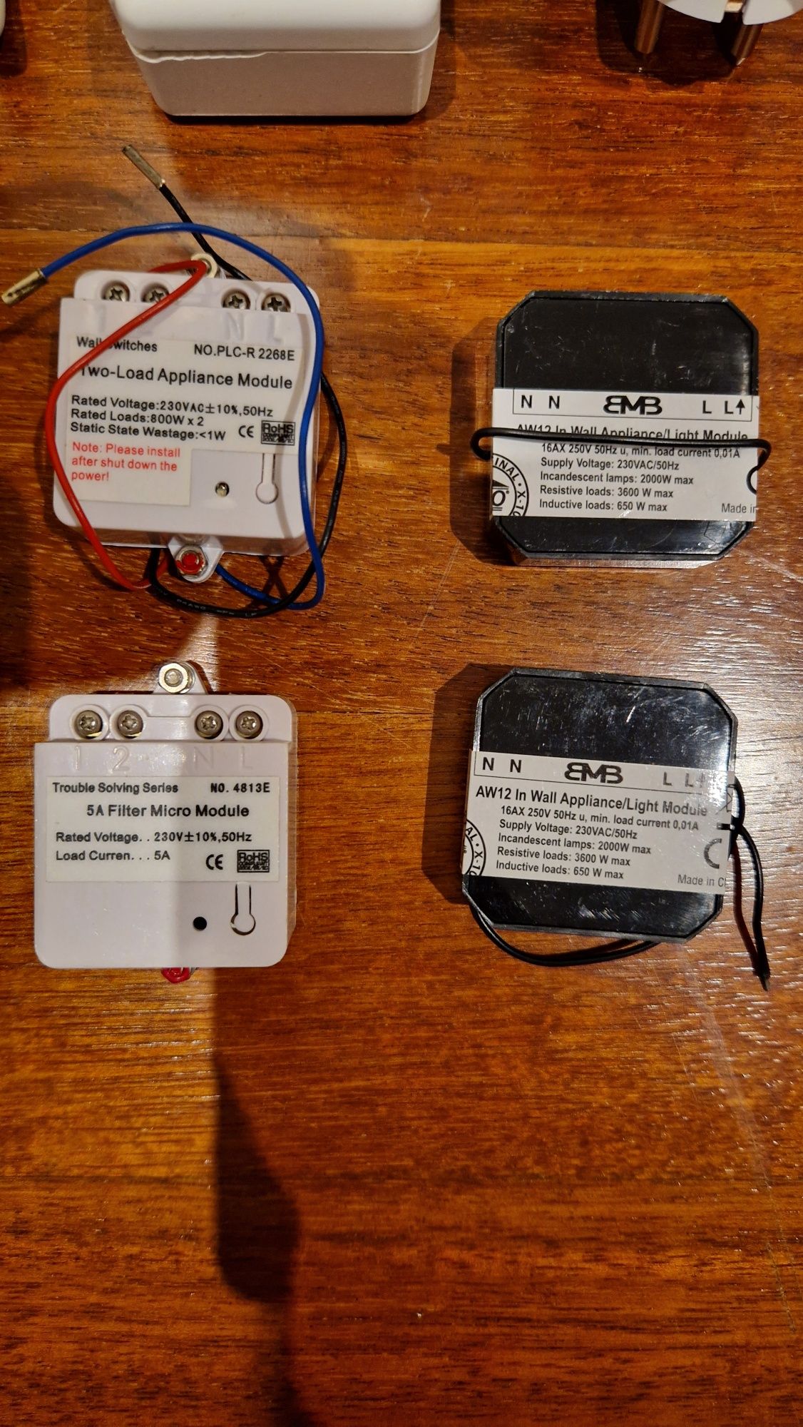 Modulos X10 para domotica