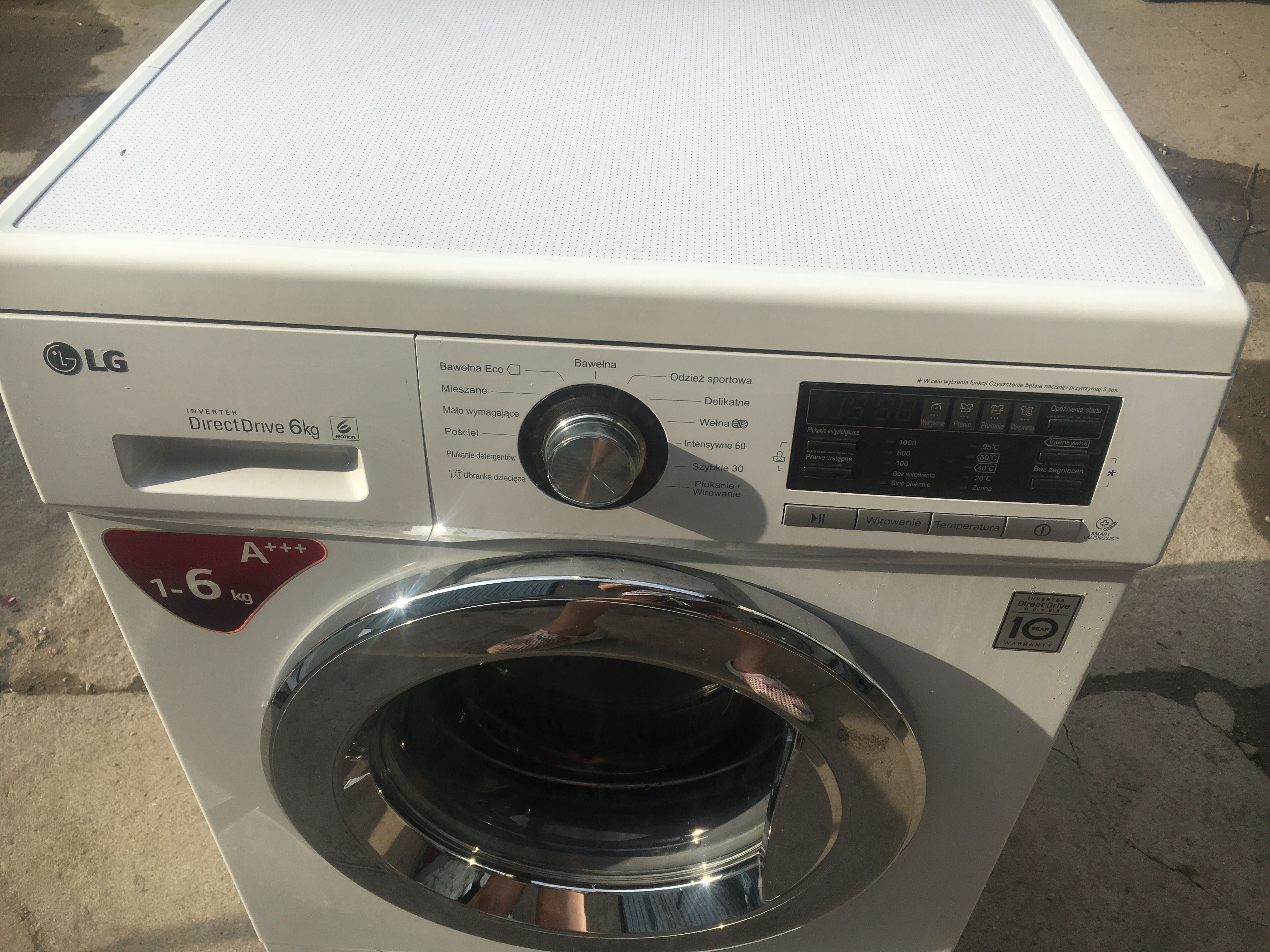 Sprzedam pralkę LG Direct Drive 6kg! gwarancja + transport gratis!